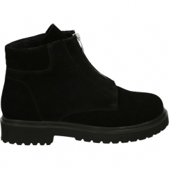 Botki - 06313326 BLAC. Czarne botki damskie na zamek Venezia, ze skóry. Za 319,00 zł.