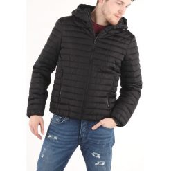 Geox Wilmer Kurtka Czarny. Czarne płaszcze męskie Geox, na jesień, s, bez wzorów, z materiału, bez kaptura. Za 654,95 zł.