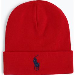 Polo Ralph Lauren - Czapka męska, czerwony. Czerwone czapki męskie Polo Ralph Lauren, bez wzorów, klasyczne. Za 139,95 zł.