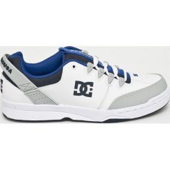 DC - Buty Syntax. Białe buty sportowe męskie DC, ze skóry, na sznurówki. W wyprzedaży za 319,90 zł.