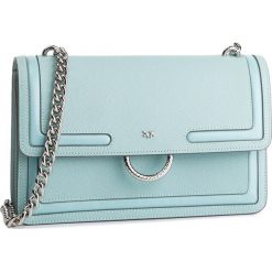 Torebka PINKO - Love New Tracolla PE 19 PLTT 1P21A6 Y5F4 Aqua Green T68. Zielone torebki klasyczne damskie marki Pinko, bez wzorów, ze skóry, eleganckie, bez dodatków. Za 1409,00 zł.