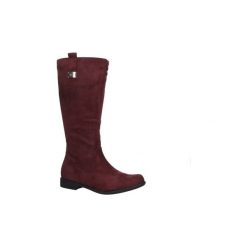 Kozaki Sergio Leone Bordowe kozaki przed kolano KZ0901-12M. Czarne buty zimowe damskie marki Sergio Leone. Za 99,99 zł.