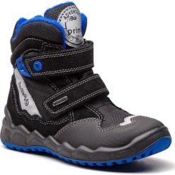 Śniegowce PRIMIGI - GORE-TEX 2396222 M Nero. Niebieskie śniegowce chłopięce Primigi, bez zapięcia, gore-tex. W wyprzedaży za 249,00 zł.