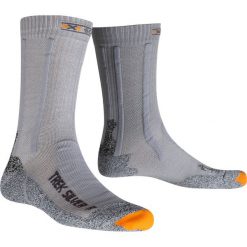 Skarpety X-SOCKS TREKKING SILVER. Szare skarpetki damskie X SOCKS, bez wzorów. W wyprzedaży za 88,00 zł.