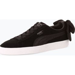 Puma - Damskie tenisówki ze skóry – Suede Bow Uprising, czarny. Czarne trampki i tenisówki damskie Puma, bez wzorów, ze skóry, bez zapięcia. Za 279,95 zł.