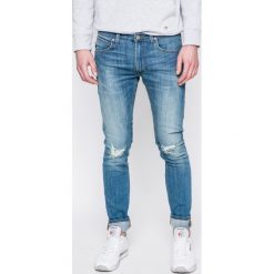 Lee - Jeansy LUKE. Niebieskie jeansy męskie regular Lee, z bawełny. W wyprzedaży za 229,90 zł.