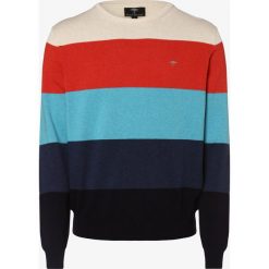 Fynch-Hatton - Sweter męski, beżowy. Brązowe swetry męskie Fynch-Hatton, xl, z haftami, bez kołnierzyka, bez kaptura. Za 349,95 zł.