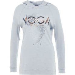 Deha MAGLIA CON CAPPUC Bluzka z długim rękawem pearl blue. Niebieskie bluzki sportowe damskie Deha, xs, z bawełny, z długim rękawem. Za 399,00 zł.