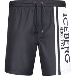 Szorty sportowe Iceberg 19EI1P160006910. Czarne spodenki sportowe męskie Iceberg, m, bez wzorów, z poliesteru, sportowe. W wyprzedaży za 289,00 zł.