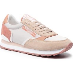 Sneakersy TRUSSARDI JEANS - 79A00339 E154. Różowe półbuty damskie Trussardi Jeans, z jeansu. W wyprzedaży za 439,00 zł.