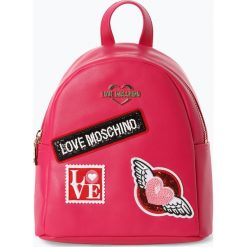 Love Moschino - Plecak damski, różowy. Różowe plecaki damskie Love Moschino, w paski, eleganckie. Za 999,95 zł.