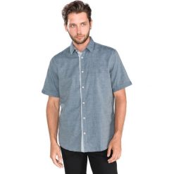 Tom Tailor Koszula Szary. Szare koszule męskie Tom Tailor, xl, bez wzorów, z bawełny, bez kołnierzyka, z krótkim rękawem. Za 164,95 zł.