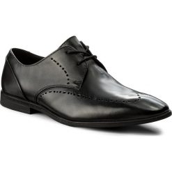 Półbuty CLARKS - Bampton Limit 261300277 Black Leather. Czarne buty wizytowe męskie marki Clarks, ze skóry. W wyprzedaży za 209,00 zł.