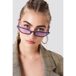 NA-KD Accessories Okulary przeciwsłoneczne retro - Purple. Fioletowe okulary przeciwsłoneczne damskie marki NA-KD Accessories, retro. W wyprzedaży za 32,38 zł.