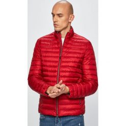 Geox - Kurtka puchowa. Czerwone płaszcze męskie Geox, m, bez wzorów, z poliesteru, krótkie, bez kaptura. W wyprzedaży za 499,90 zł.