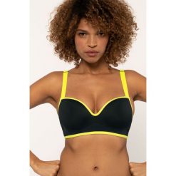 Dorina - Biustonosz sportowy Memphis. Szare biustonosze sportowe damskie Dorina, m, z haftami, z elastanu. Za 69,90 zł.