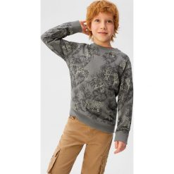 Mango Kids - Bluza dziecięca Tigres 110-164 cm. Szare bluzy chłopięce Mango Kids, bez wzorów, z elastanu, bez rękawów, bez kaptura. Za 59,90 zł.