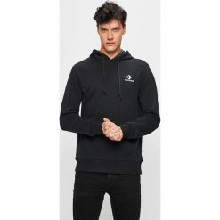 Converse - Bluza. Czarne bluzy męskie Converse, xxl, z nadrukiem, z bawełny, z kapturem, bez rękawów, z kapturem. W wyprzedaży za 189,90 zł.