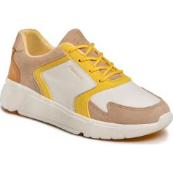 Sneakersy GANT - Cocoville 20531536 Br.Wht./Beige/Yellow G294. Białe półbuty damskie GANT, ze skóry. Za 499,00 zł.