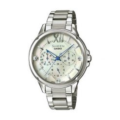 Biżuteria i zegarki: Zegarek Casio Damski Sheen SHE-3056D-7AUER Swarovski MultiData