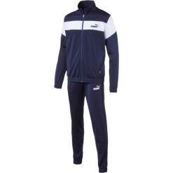 Puma Dresowy zestaw Niebieski. Niebieskie bluzy damskie Puma, s, z nadrukiem, z poliesteru. Za 257,95 zł.