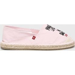 Big Star - Espadryle. Różowe espadryle damskie BIG STAR, bez wzorów, z gumy, bez obcasa, na obcasie. W wyprzedaży za 59,90 zł.