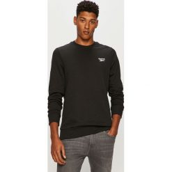 Reebok Classic - Bluza. Czarne bluzy męskie Reebok Classic, s, z aplikacjami, z elastanu, z okrągłym kołnierzem, bez rękawów, bez kaptura. Za 179,90 zł.