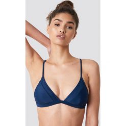 NA-KD Swimwear Trójkątna góra bikini - Blue. Niebieskie bikini marki NA-KD Swimwear. Za 60,95 zł.
