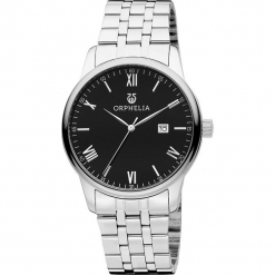 Zegarek kwarcowy w kolorze srebrno-czarnym. Szare, analogowe zegarki męskie Esprit Watches, ze stali. W wyprzedaży za 136,95 zł.