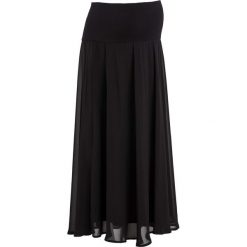 Długa spódnica ciążowa bonprix czarny. Czarne długie spódnice marki bonprix, z dżerseju, moda ciążowa. Za 89,99 zł.
