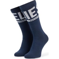Skarpety wysokie unisex Diesel Skm Ray 00S6U0 0QATV 89D. Niebieskie skarpetki damskie Diesel, bez wzorów. W wyprzedaży za 29,00 zł.
