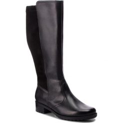 Kozaki ARA - 12-49076-71 Schwarz. Czarne buty zimowe damskie marki ara, z materiału, na obcasie. W wyprzedaży za 429,00 zł.