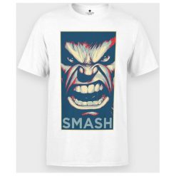 Koszulka męska Smash. Koszulki męskie MegaKoszulki, m, bez wzorów, z bawełny, z podwójnym kołnierzykiem, bez rękawów. Za 49,90 zł.
