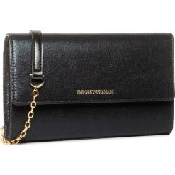 Torebka EMPORIO ARMANI - Y3H186 YMP9B 81386 Nero/Nero. Czarne torebki klasyczne damskie Emporio Armani, bez wzorów, z materiału, wizytowe, bez dodatków. W wyprzedaży za 469,00 zł.