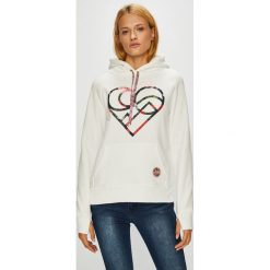 Femi Stories - Bluza Klara. Szare bluzy rozpinane damskie Femi Stories, l, z nadrukiem, z bawełny, z kapturem. W wyprzedaży za 199,90 zł.