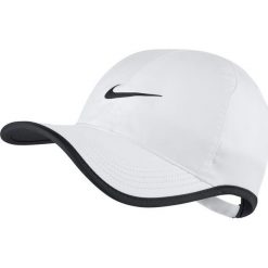 Nike Featherlight Czapka z daszkiem Biały. Białe czapki damskie Nike, bez wzorów, z poliesteru. Za 111,95 zł.