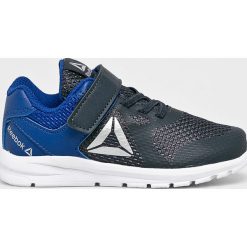Reebok - Buty dziecięce Rush Runner. Niebieskie trampki chłopięce Reebok, bez wzorów, z gumy, sportowe, bez zapięcia. W wyprzedaży za 59,90 zł.