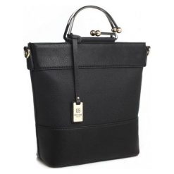 Bessie London Torebka Damska, Czarny. Czarne torebki klasyczne damskie Bessie London, bez wzorów, eleganckie, bez dodatków. W wyprzedaży za 162,00 zł.