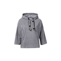 Swetry Reebok Sport Bluza z kapturem WOR Meet You There Terry Hoodie. Szare swetry damskie Reebok Sport, s, bez wzorów, bez rękawów, z kapturem. Za 229,00 zł.