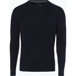 Marc O'Polo - Sweter męski, niebieski. Niebieskie swetry klasyczne męskie Marc O'Polo, m, z bawełny, polo. Za 279,95 zł.