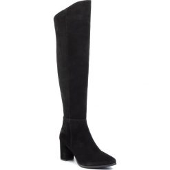 Muszkieterki GINO ROSSI - 70600-13 Black. Czarne kozaki damskie Gino Rossi, ze skóry, bez obcasa, bez zapięcia. Za 499,99 zł.