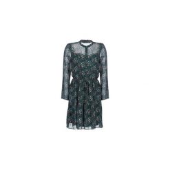 Sukienki krótkie Moony Mood JANIE. Zielone sukienki damskie Moony Mood, s, bez wzorów, bez kołnierzyka, z krótkim rękawem, krótkie, mini. Za 159,20 zł.
