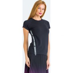 T-SHIRT ARMANI EXCHANGE. Czarne t-shirty damskie Armani Exchange, s, bez wzorów, z elastanu, z okrągłym kołnierzem. Za 319,00 zł.