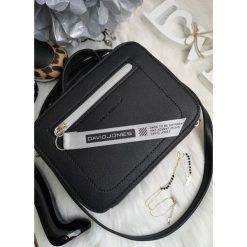 Torebka Kuferek Aster black. Czarne kuferki damskie Fanaberia.com, w paski, przez ramię, bez dodatków. Za 109,00 zł.