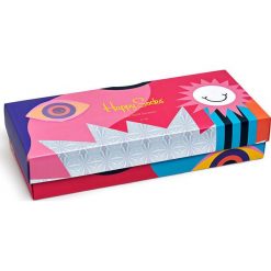 Happy Socks - Skarpetki Psychedelic Gift Box (4 pack). Skarpetki męskie Happy Socks, bez wzorów. Za 139,90 zł.