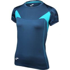 Topy sportowe damskie: Joma sport Koszulka damska Venus granatowo turkusowa r. L (900089.313)