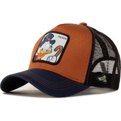 Czapka z daszkiem CAPSLAB - Disney Trucker CL/DIS/1/SCR1 Picsou/Brown. Pomarańczowe czapki damskie CapsLab, z motywem z bajki, z bawełny. Za 129,00 zł.