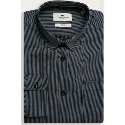 Tom Tailor Denim - Koszula. Niebieskie koszule męskie TOM TAILOR DENIM, s, bez wzorów, z elastanu, klasyczne, z klasycznym kołnierzykiem, z długim rękawem. Za 169,90 zł.