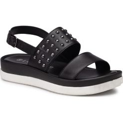 Sandały LASOCKI - WI16-4808-03 Black. Czarne klapki damskie Lasocki, bez wzorów, ze skóry, bez obcasa. W wyprzedaży za 64,98 zł.
