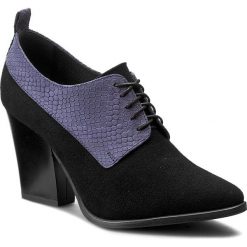 Półbuty SERGIO BARDI - Asella FW127280317MP 619. Czarne półbuty damskie skórzane marki Sergio Bardi, ze szpiczastym noskiem, na obcasie. W wyprzedaży za 189,00 zł.